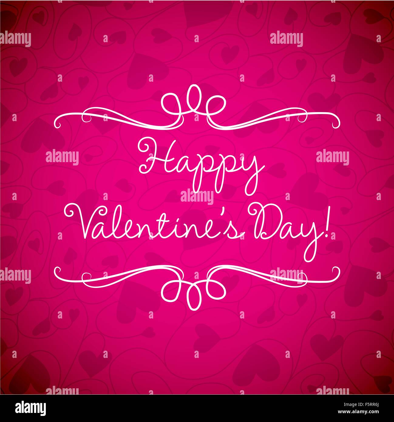 Valentine's Day card in vector format Stock Vector Image & Art - Alamy