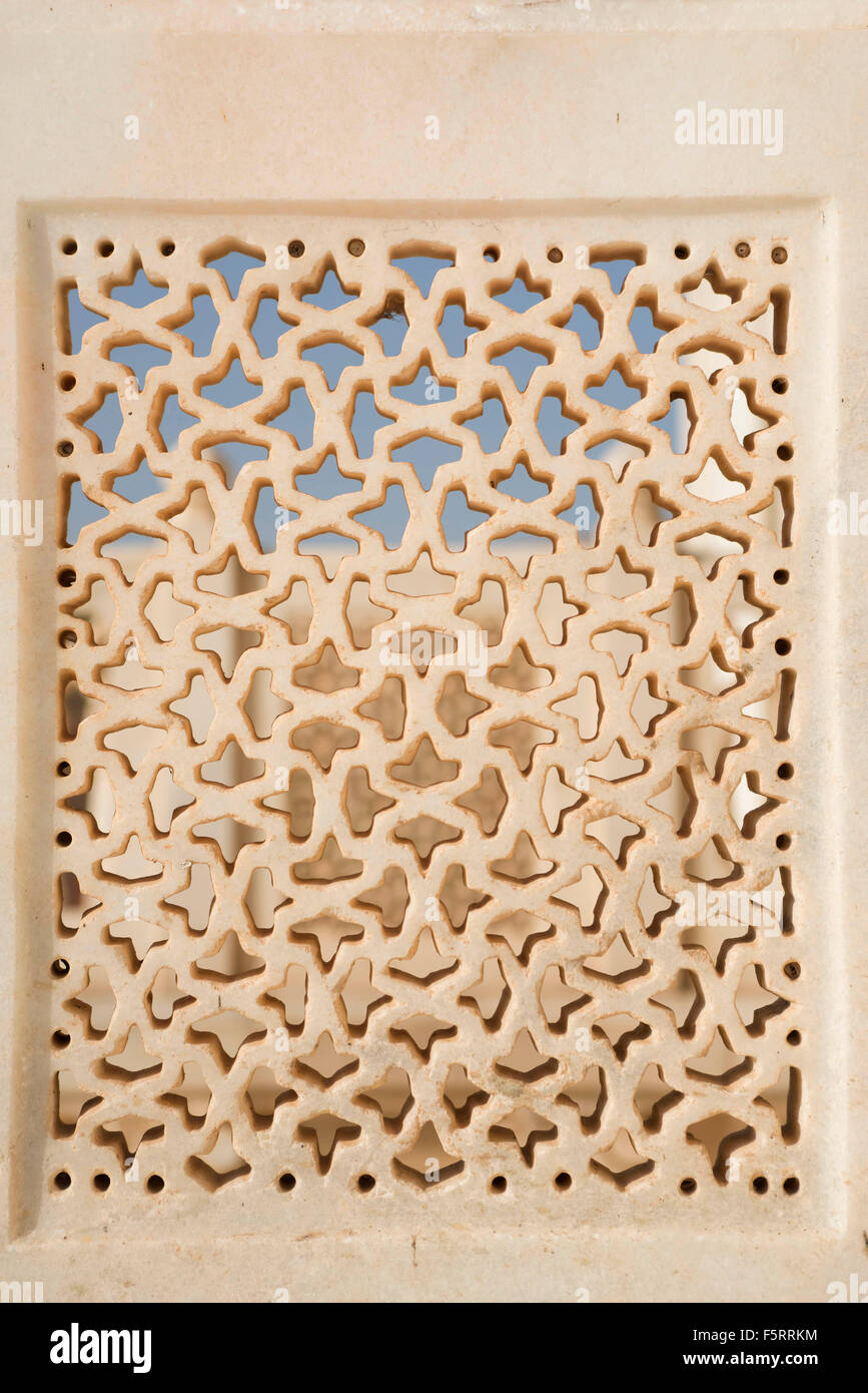 Stone Jali Work Window Panel From Jodhpur - 19thC Stone Jali Work Window Panel From Jodhpur - 19thC