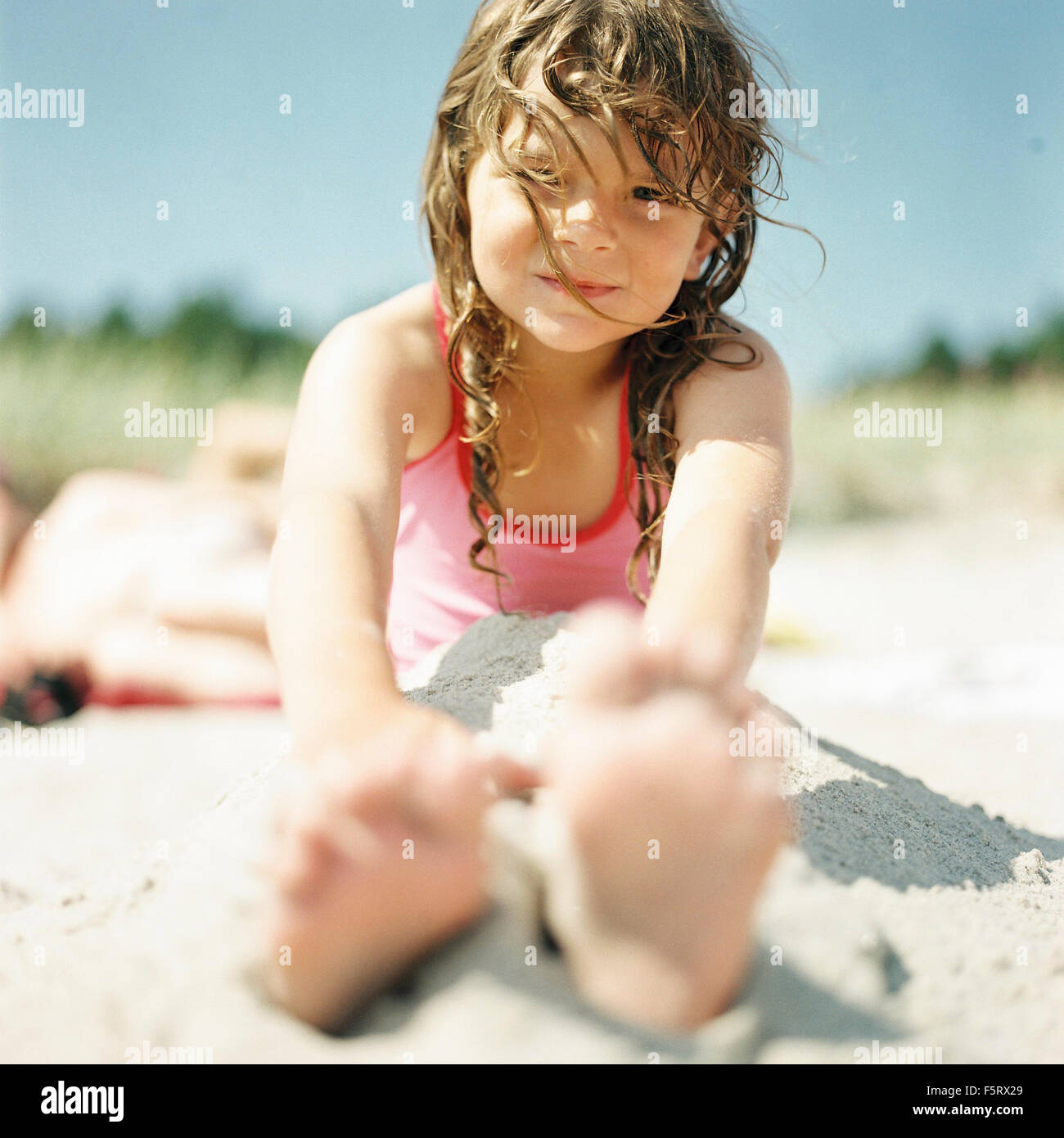 Sweden, Oland, Cute girl (4-5) on beach Stock Photo - Alamy Sweden, Oland, Cute girl (4-5) on beach Stock Photo - Alamy