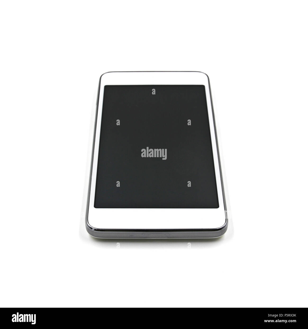Smart phone isolated on white background Stock Photo - Alamy