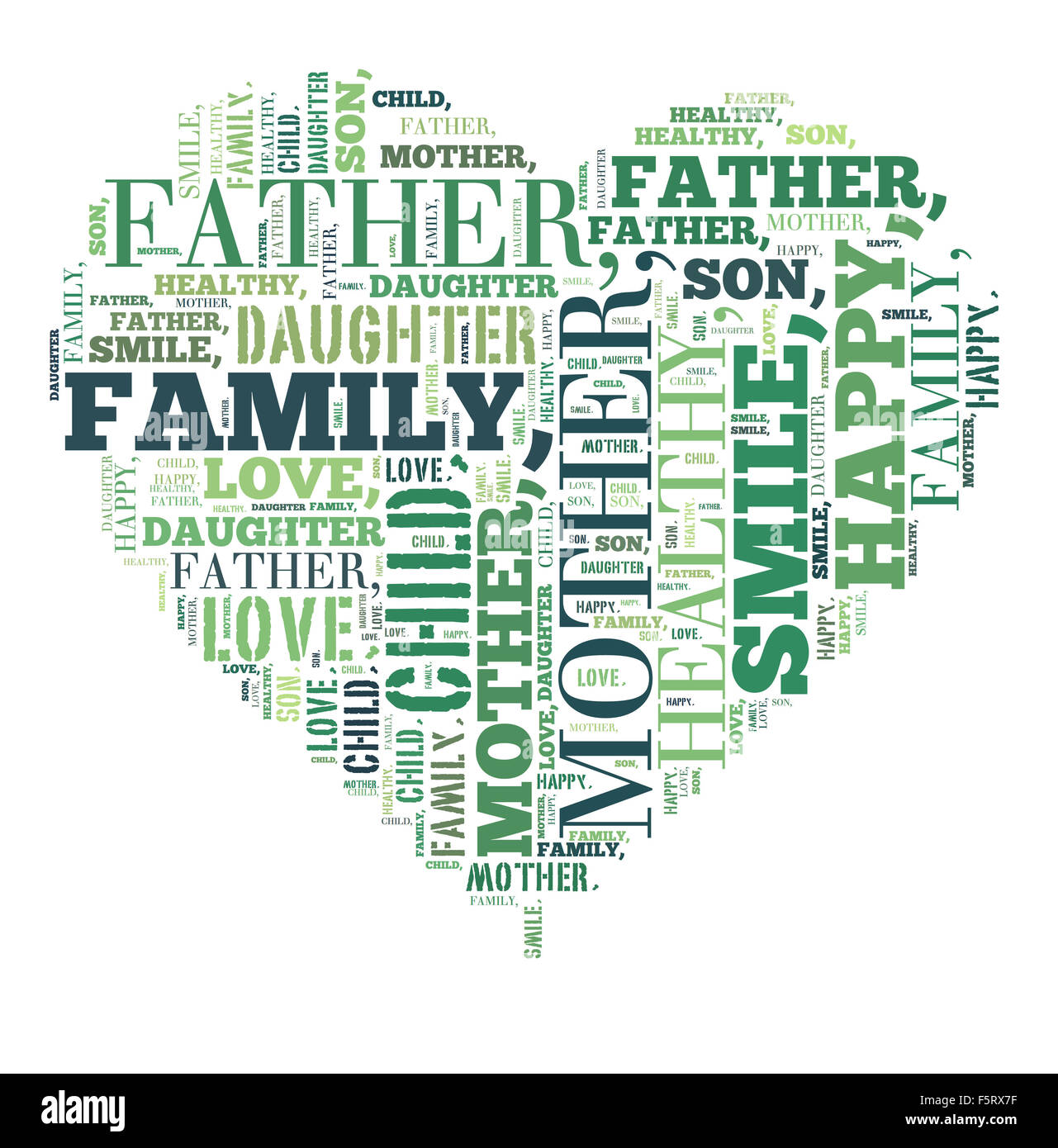 Family illustration word cloud concept Stock Photo Alamy