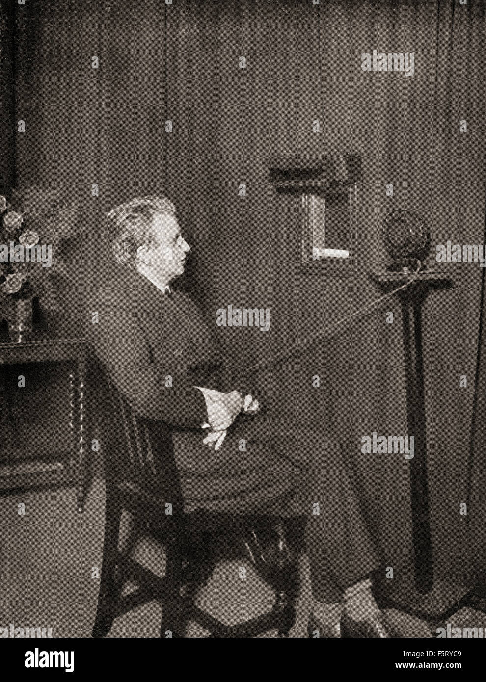 john logie baird first television stock photos john logie baird