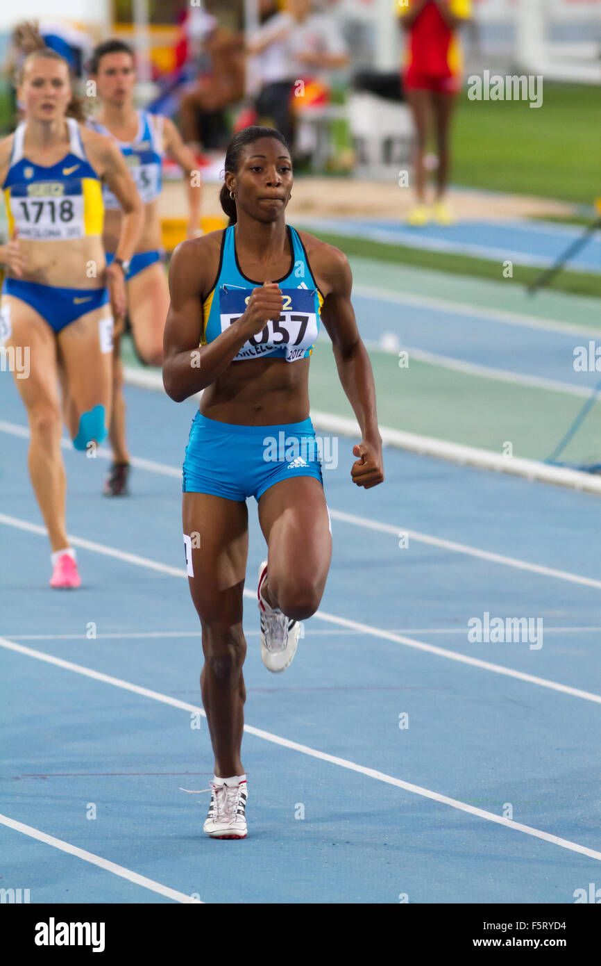 Shaunae Miller of Bahamas ,400 meters of the 20th World Junior ...