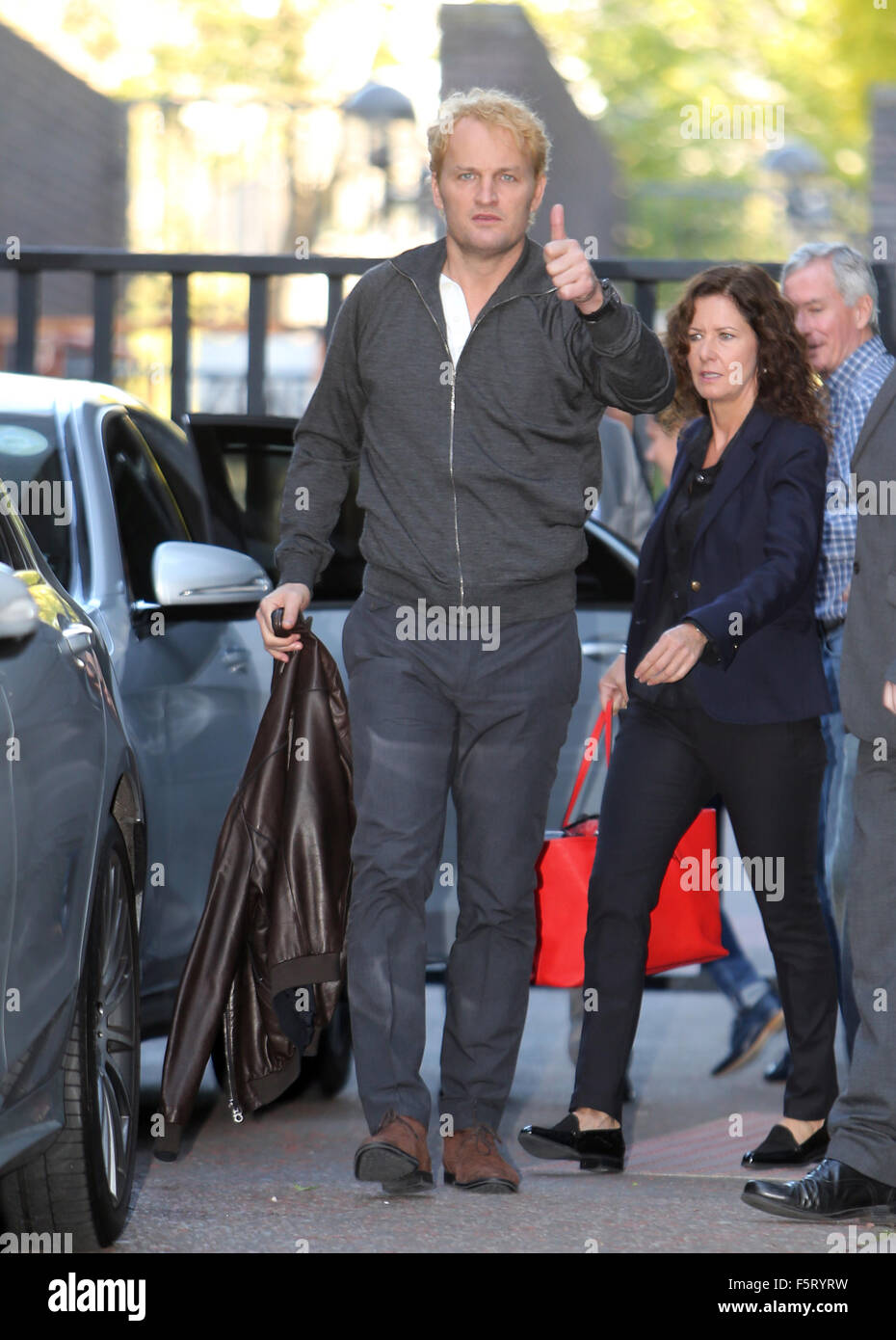Jason Clarke And David Breash Outside Itv Studios Featuring Jason Stock Photo Alamy