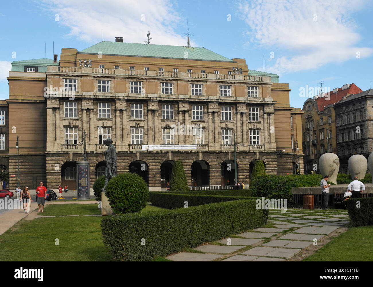 Charles University - Faculty of Arts building in Prague Czech Republic Stock Photo
