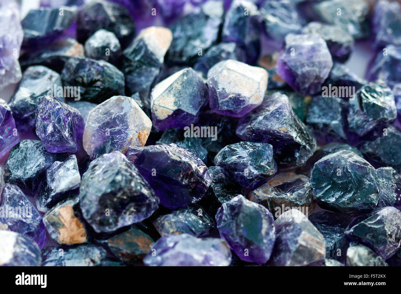 mineral stones. Arcades shopping centre, Sunday craft market, Lusaka, Zambia Stock Photo