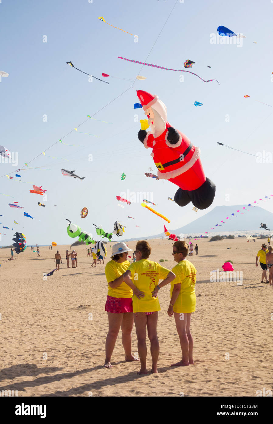 Fuerteventura International Kite Festival, El Burro beach, Corralejo