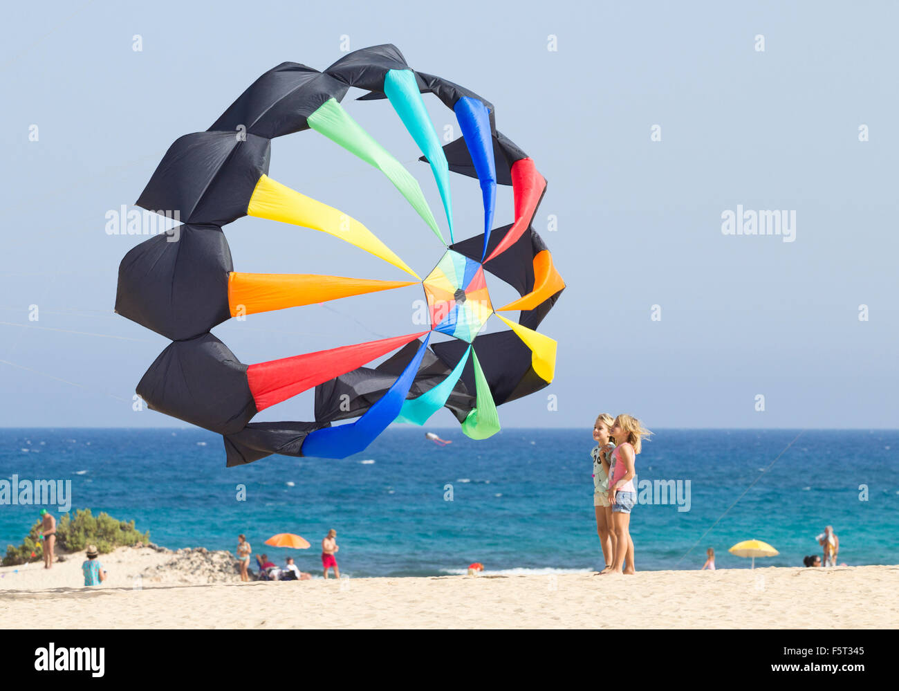 Fuerteventura International Kite Festival, El Burro beach, Corralejo