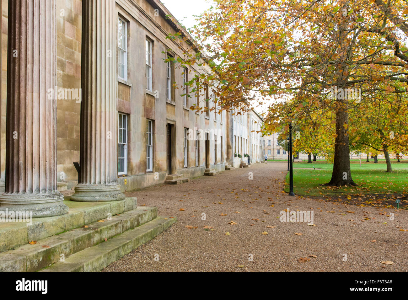 Downing College and grounds, university city of Cambridge, UK. Stock Photo