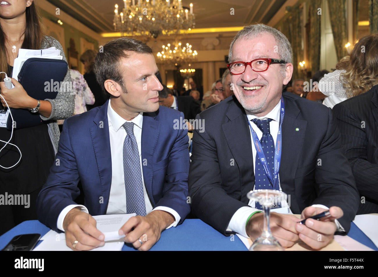 The European House Ambrosetti Featuring Emmanuel Macron, Roberto