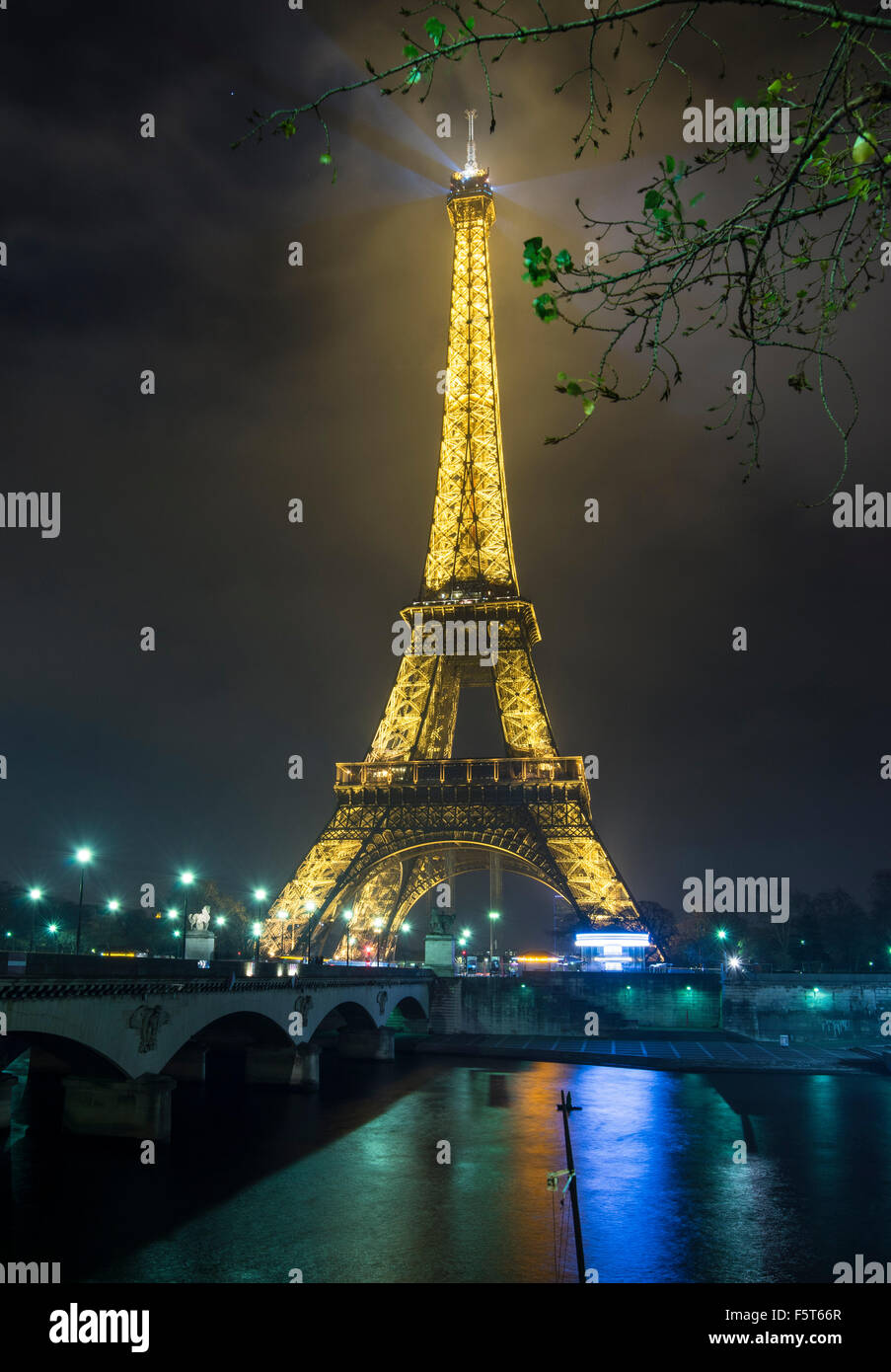 Eiffel Tower France Stock Photo