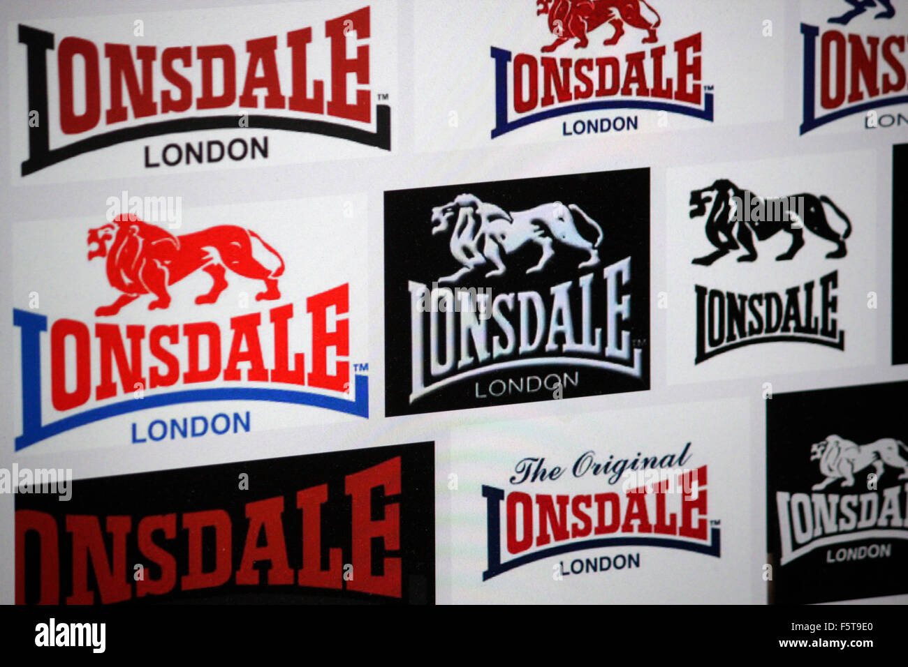 Lonsdale london logo hi-res stock photography and images - Alamy