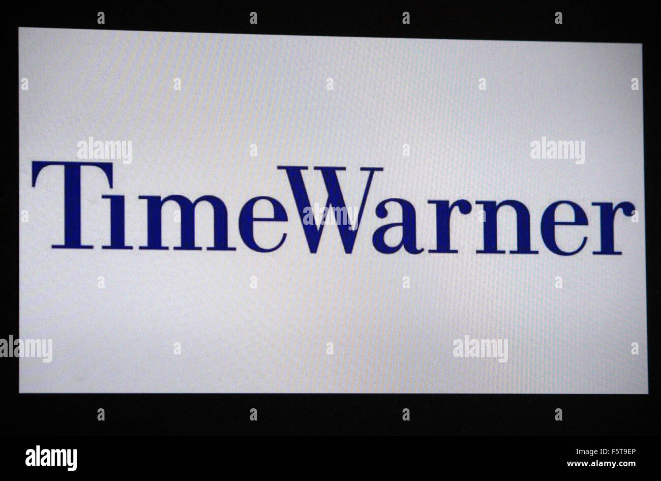 Markenname: 'Time Warner', Berlin. Stock Photo
