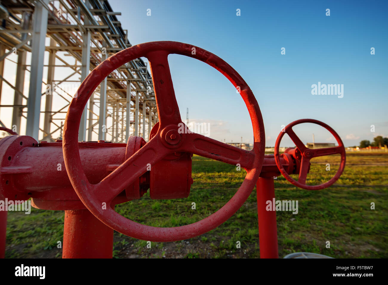 The industrial landscape Stock Photo