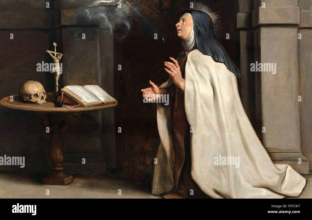 Peter Paul Rubens - Saint Teresa of Avila's Vision of the Dove Stock Photo