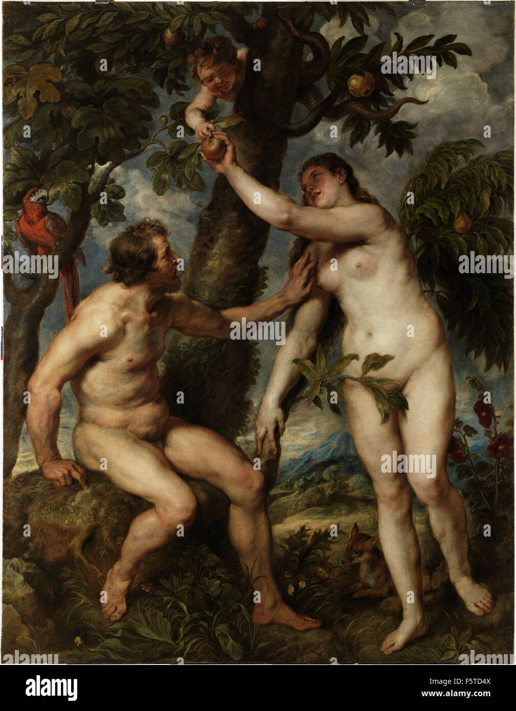 Peter Paul Rubens - Adam and Eve Stock Photo