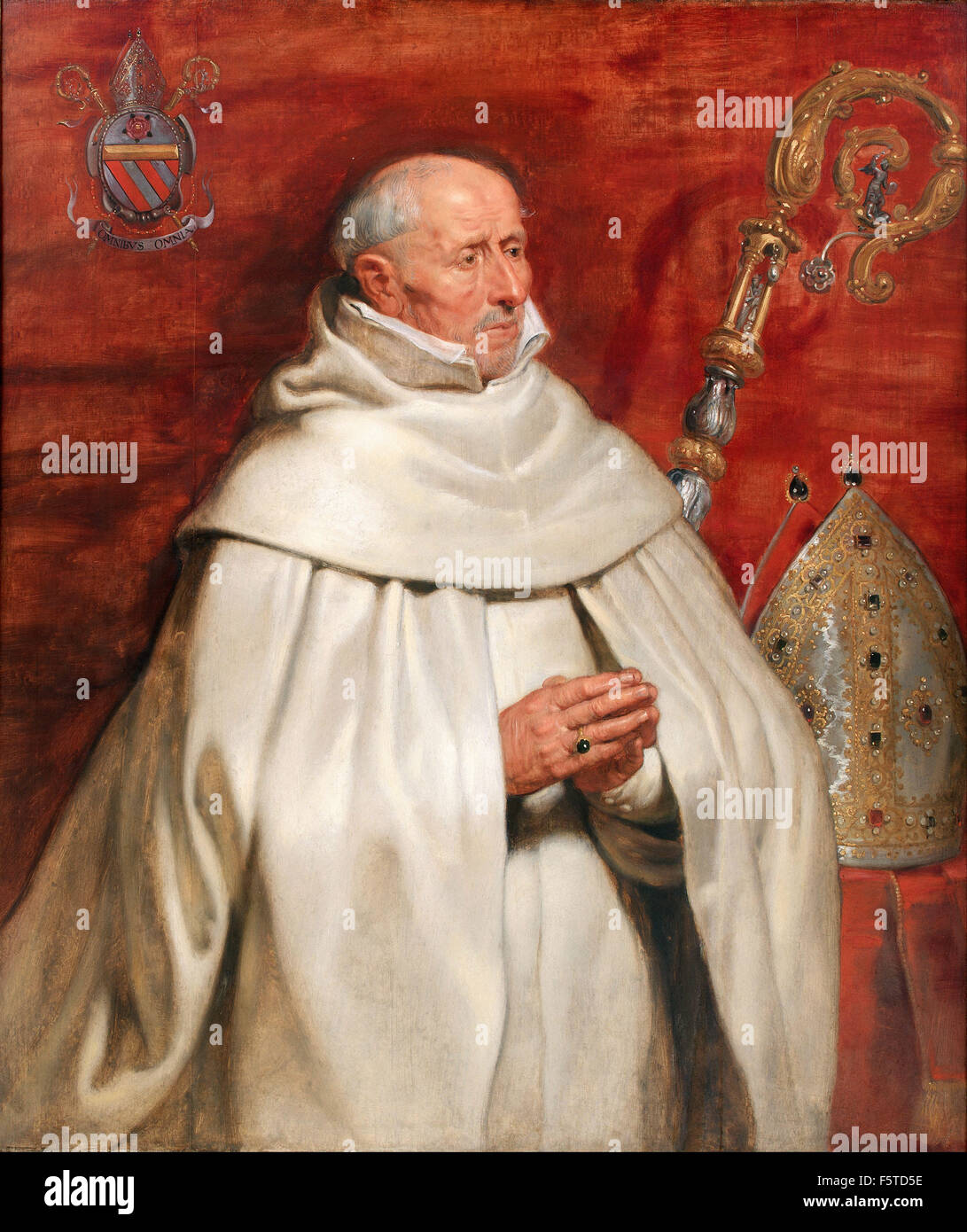 Peter Paul Rubens - Matthaeus Yrsselius, Abbot of Sint Michiel's Abbey in Antwerp Stock Photo