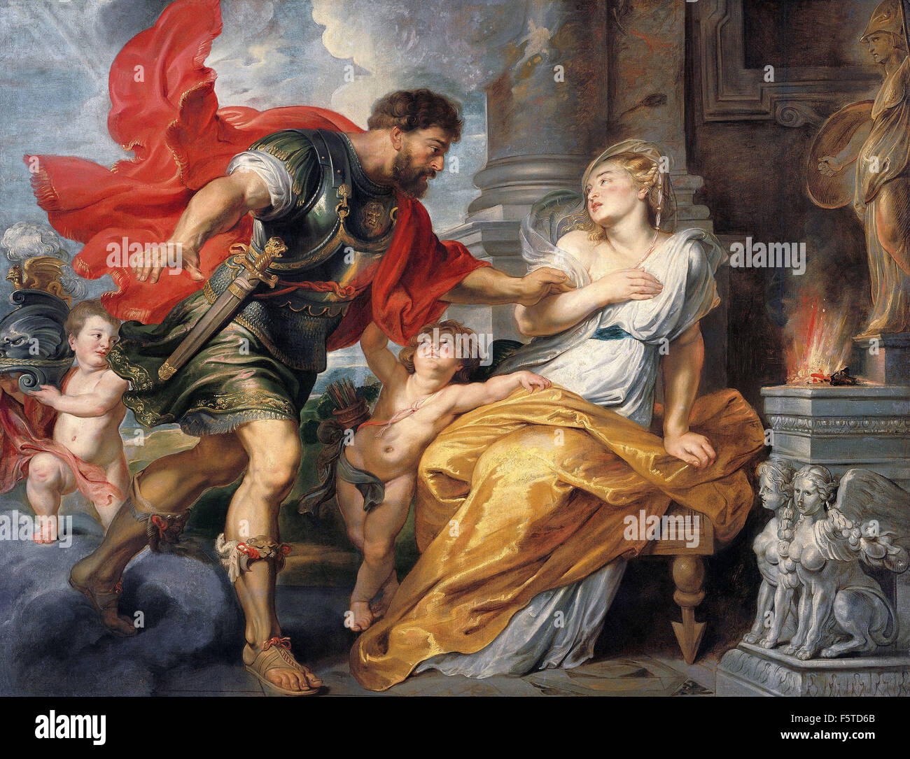 Peter Paul Rubens - Mars and Rhea Silvia Stock Photo