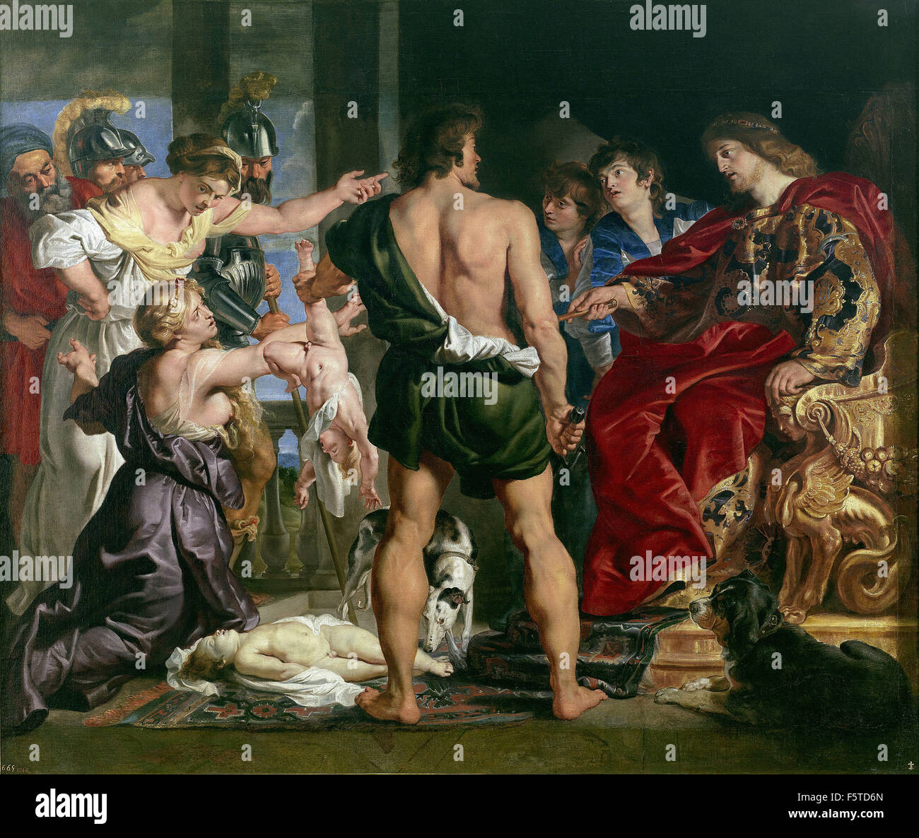 Peter Paul Rubens - The Judgement of Solomon 9 Stock Photo