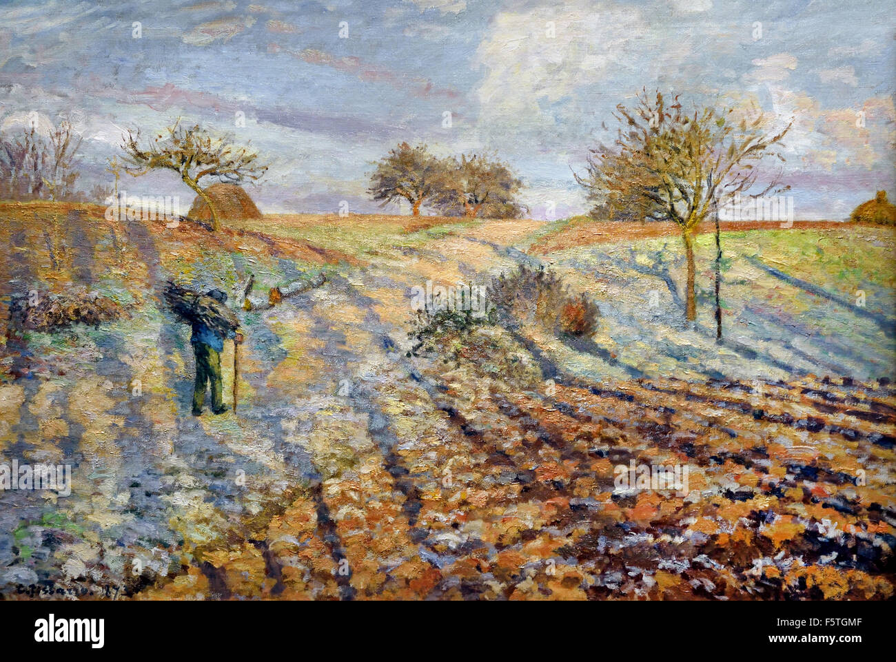 Hoarfrost (Gelée blanche) Camille Pissarro 1830 - 1905 France French Stock Photo