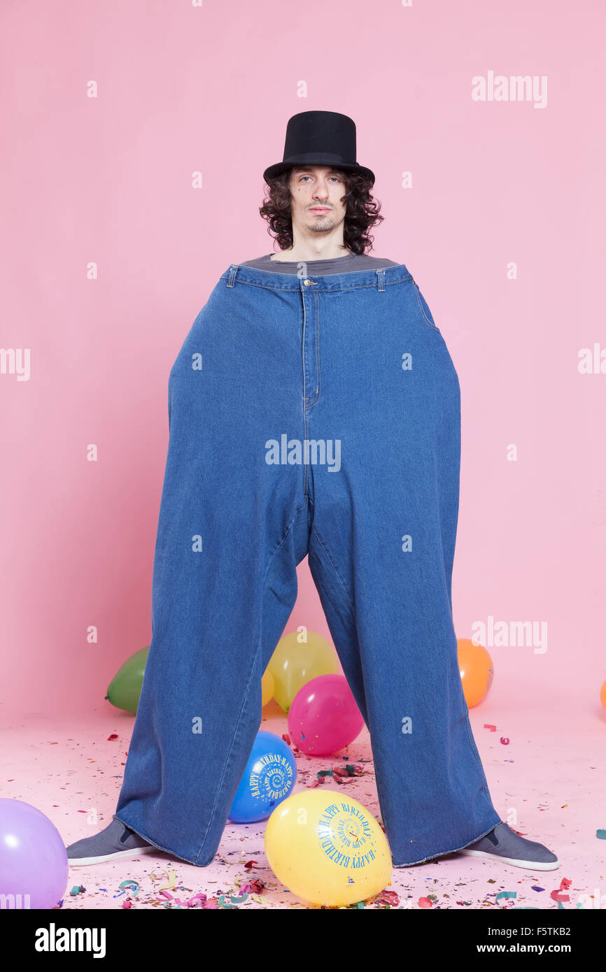 Large pants hi-res stock photography and images - Alamy