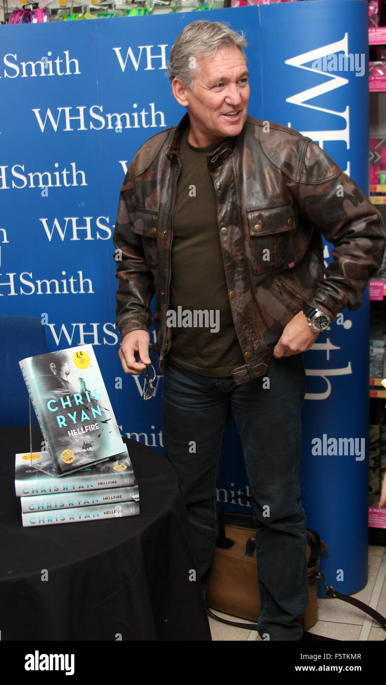 Former SAS soldier Chris Ryan promoting his new book 'Hellfire' in