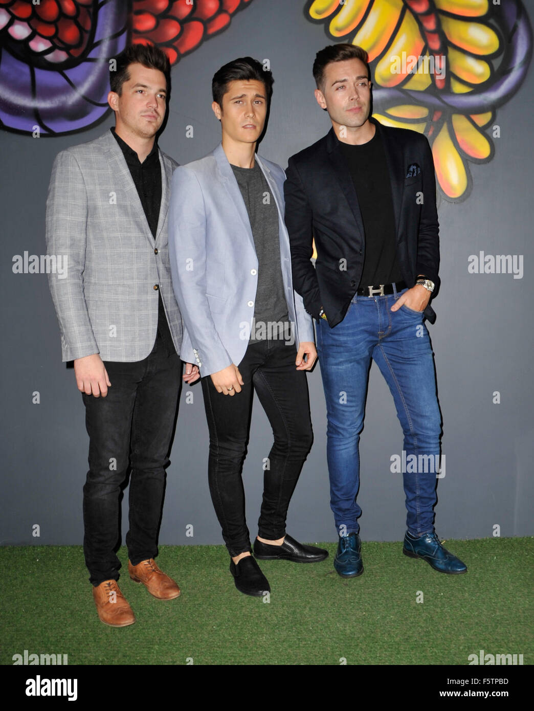 The Notion Magazine X Swatch Issue 70 Launch Party held at the Chotto Matte - Arrivals  Featuring: The Scheme Where: London, United Kingdom When: 09 Sep 2015 Stock Photo