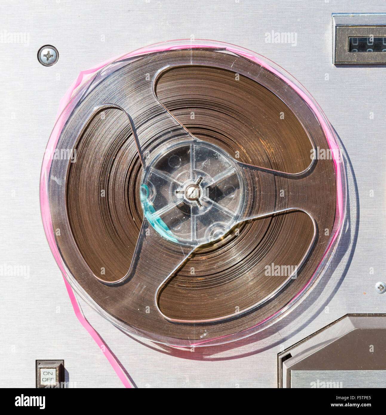 Reel to reel tape recorder close up hi-res stock photography and images -  Alamy