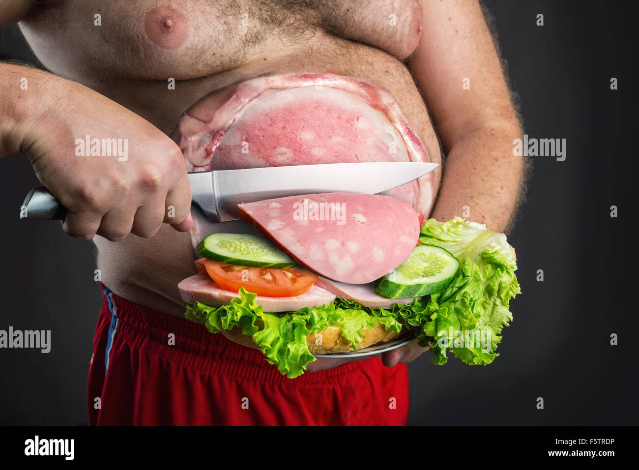 Stomach cut open hires stock photography and images Alamy