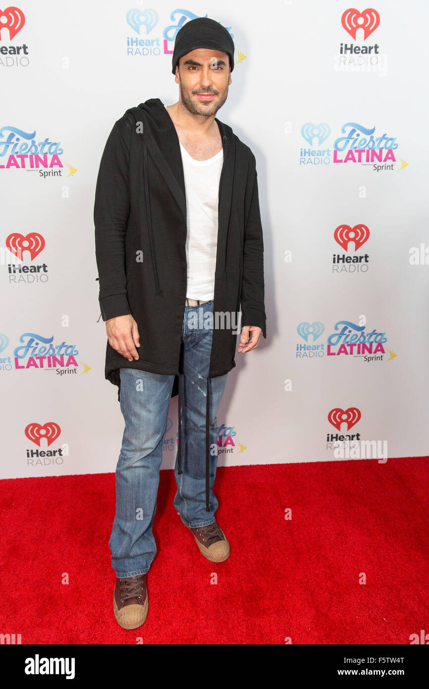 Nov. 7, 2015 - Miami, Florida, U.S - Actor LINCOLN PALOMEQUE walks the red carpet backstage during the iHeartRadio Fiesta Latina concert at American Airlines Arena in Miami, Florida (Credit Image: © Daniel DeSlover via ZUMA Wire) Stock Photo
