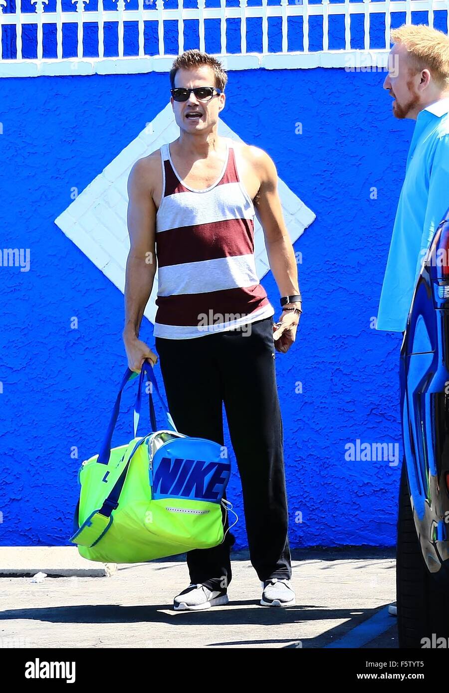 Celebrities at the 'Dancing With The Stars' rehearsal studios in Hollywood  Featuring: Louis Van Amstel Where: Los Angeles, California, United States When: 09 Sep 2015 Stock Photo