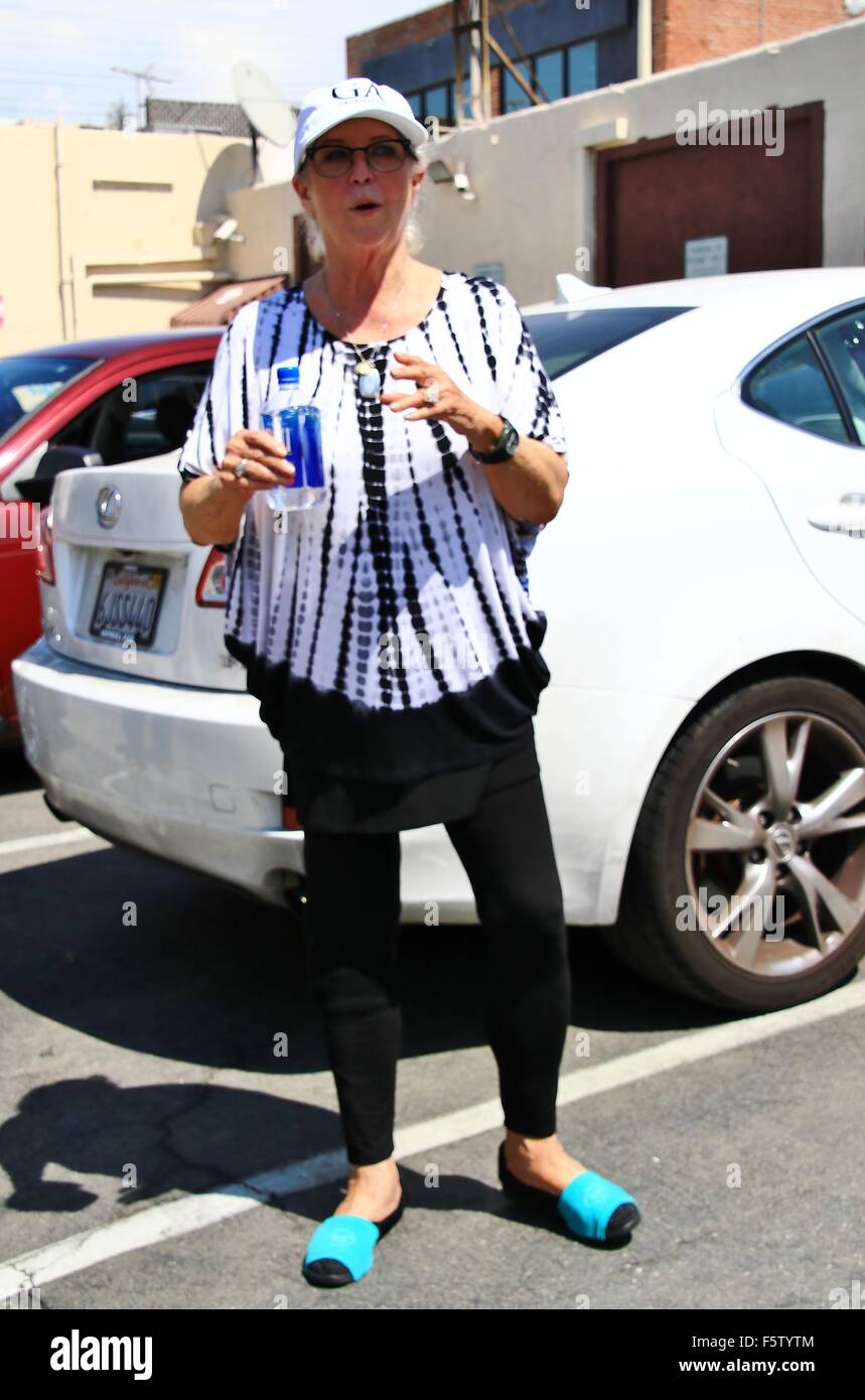 Celebrities at the 'Dancing With The Stars' rehearsal studios in Hollywood  Featuring: Paula Deen Where: Los Angeles, California, United States When: 09 Sep 2015 Stock Photo