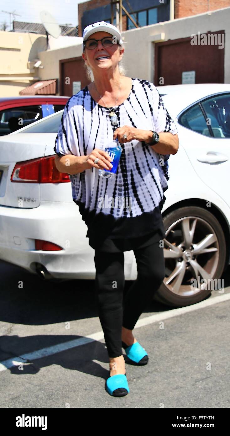 Celebrities at the 'Dancing With The Stars' rehearsal studios in Hollywood  Featuring: Paula Deen Where: Los Angeles, California, United States When: 09 Sep 2015 Stock Photo