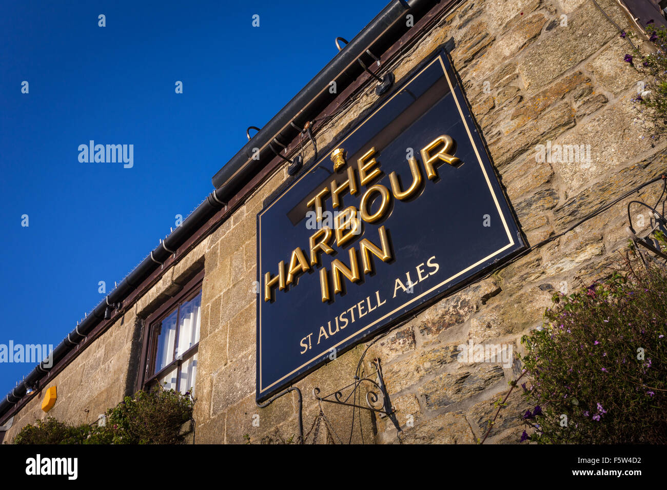 The Harbour Pub or Inn, Porthleven, Cornwall UK Stock Photo Alamy