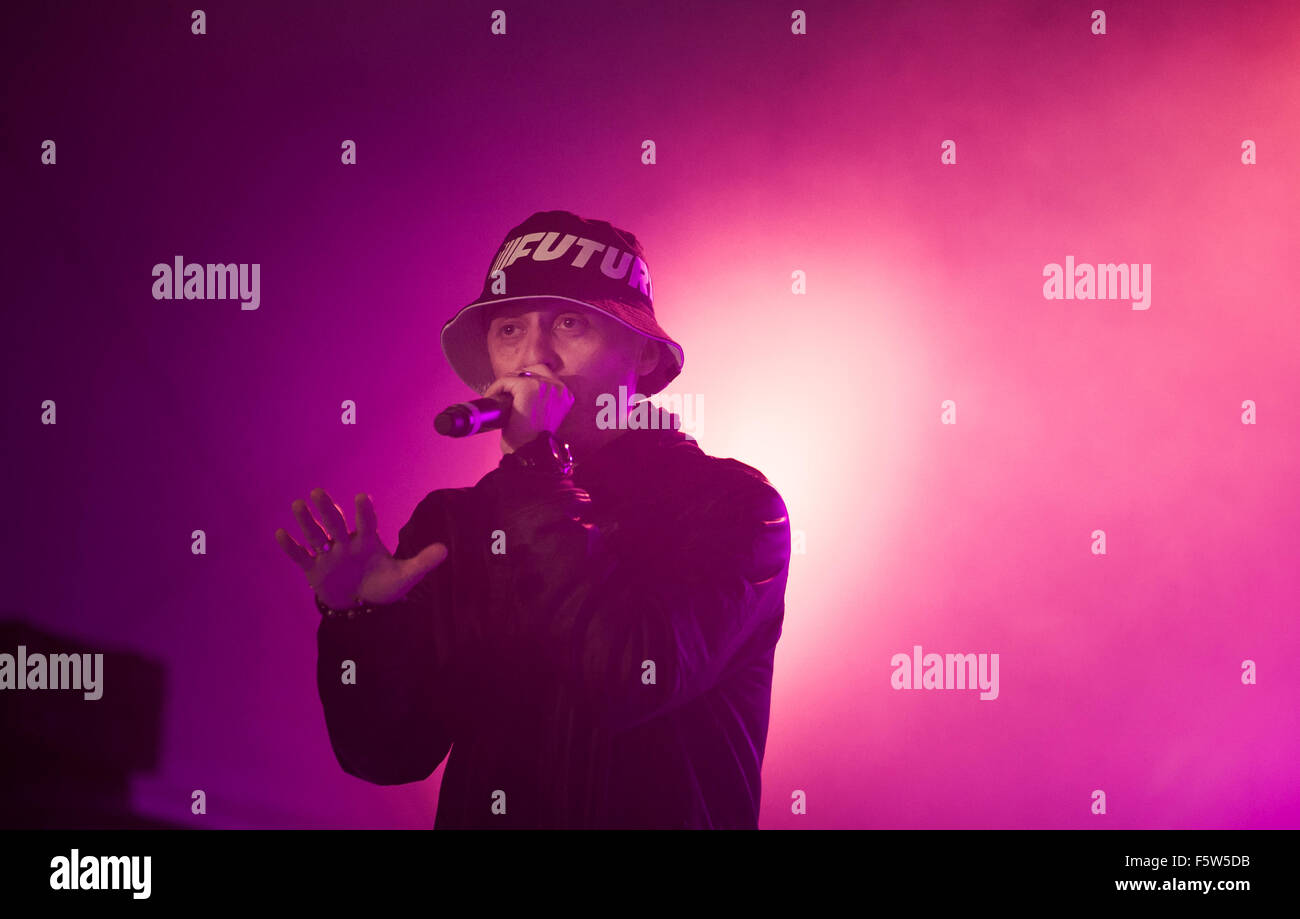 MOSCOW, RUSSIA - 5 SEPTEMBER, 2015 : 4ayan Famaly rap group performing at Street Fire Festival Stock Photo