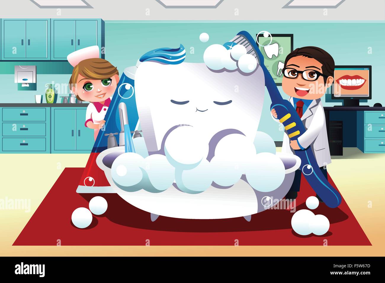 Dental hygiene drawing hires stock photography and images Alamy