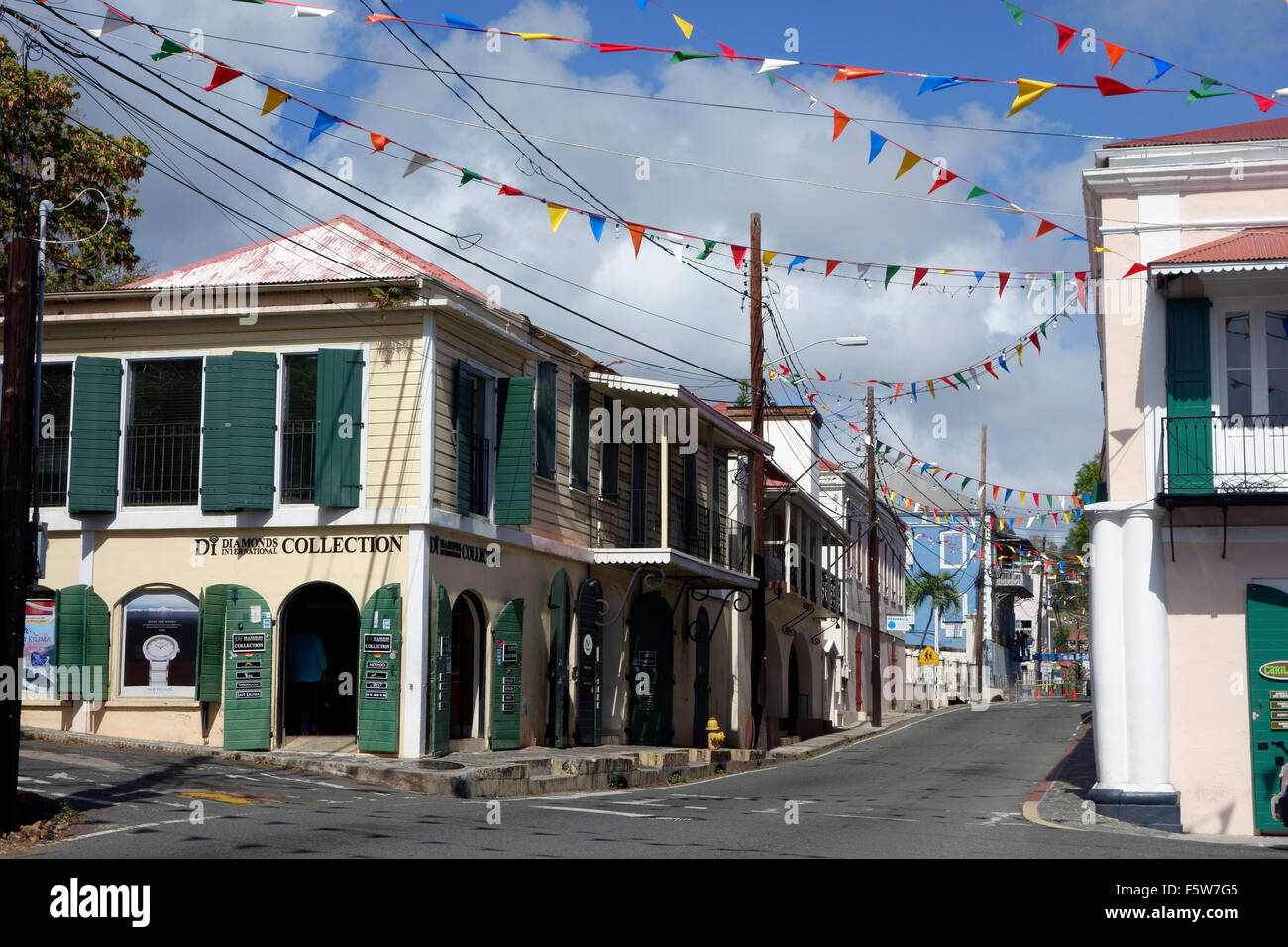 Charlotte Amalie, St Thomas, US Virgin Islands, Caribbean Stock Photo