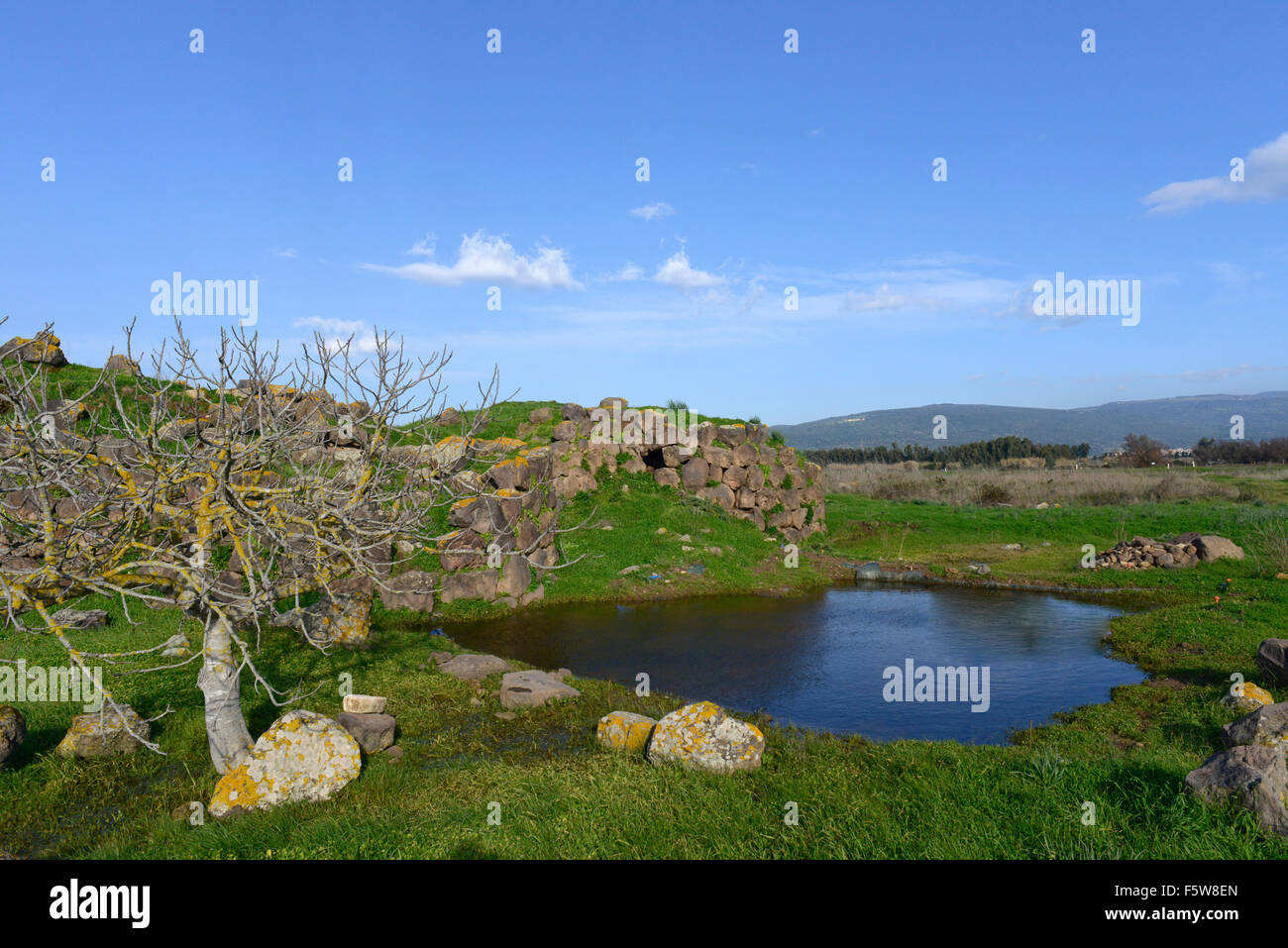 Nuraghe s'Uraki, San Vero Milis, Oristano district, Sardinia, Italy, Europe Stock Photo