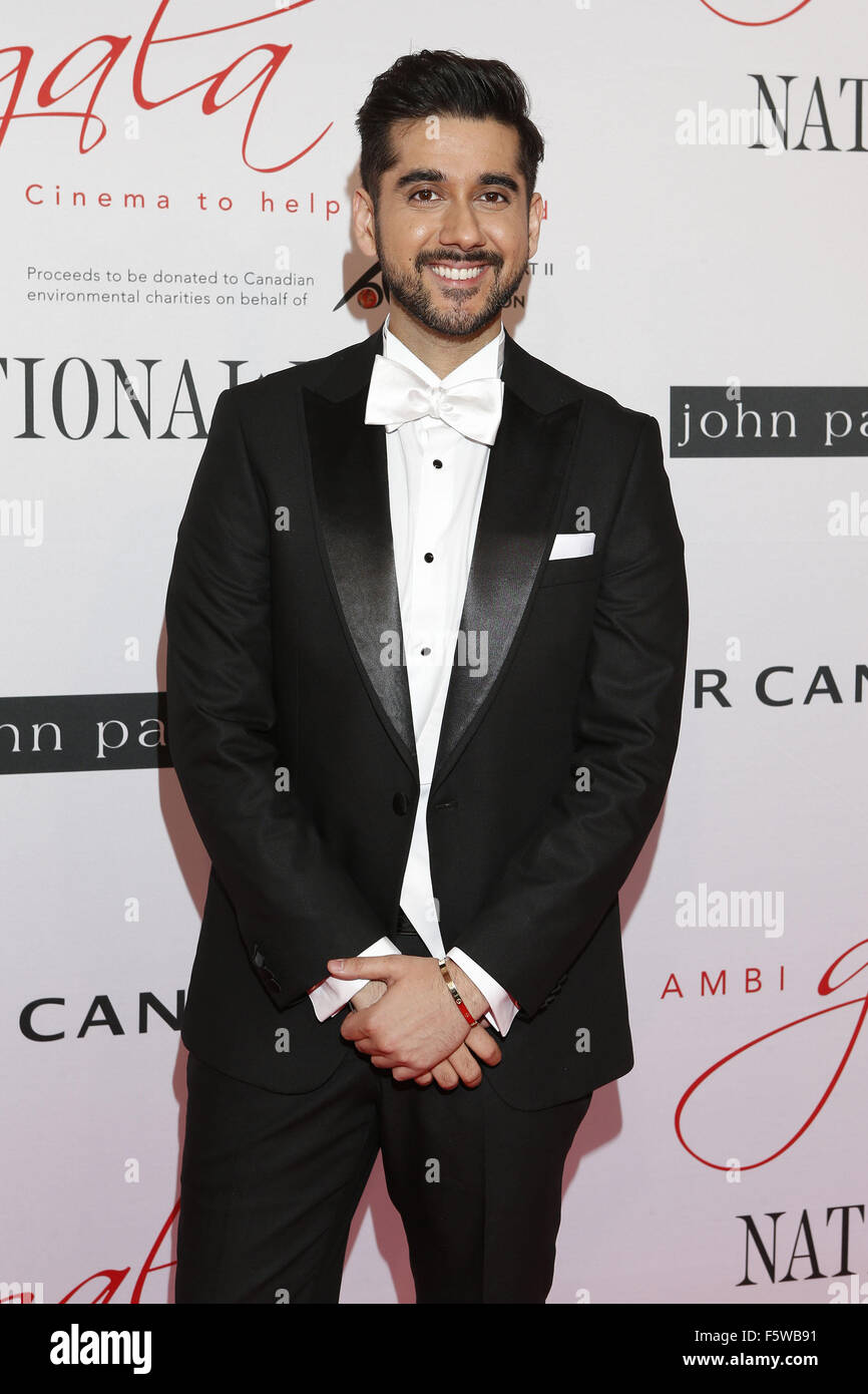 AMBI benefit gala in support of the Prince Albert II of Monaco Foundation and Cinema To Help the World at the Four Seasons Toronto  Featuring: Vinay Virmani Where: Toronto, Ontario, Canada When: 10 Sep 2015 Stock Photo