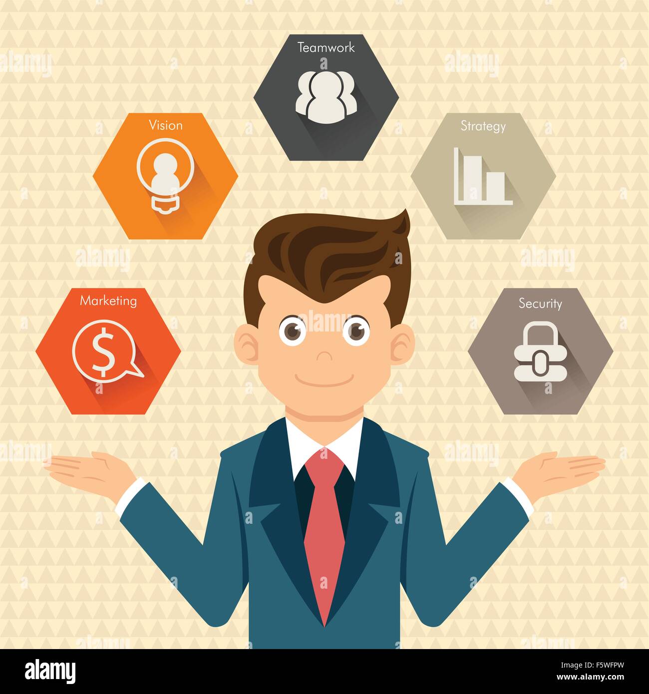 A vector illustration of business concept Stock Vector Image & Art - Alamy