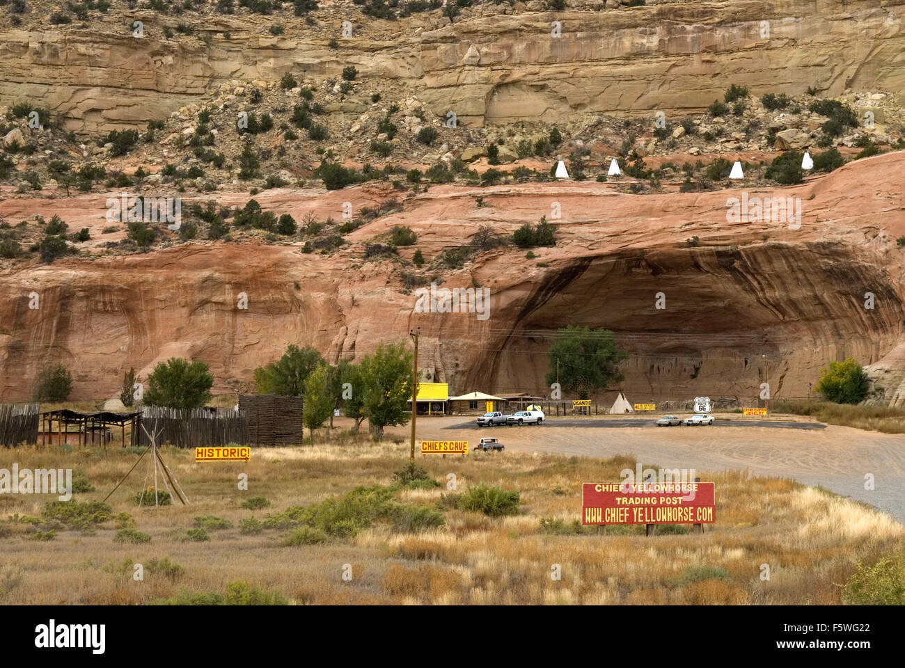 Chief Yellowhorse Trading Post Lupton Arizona USA Stock Photo Alamy