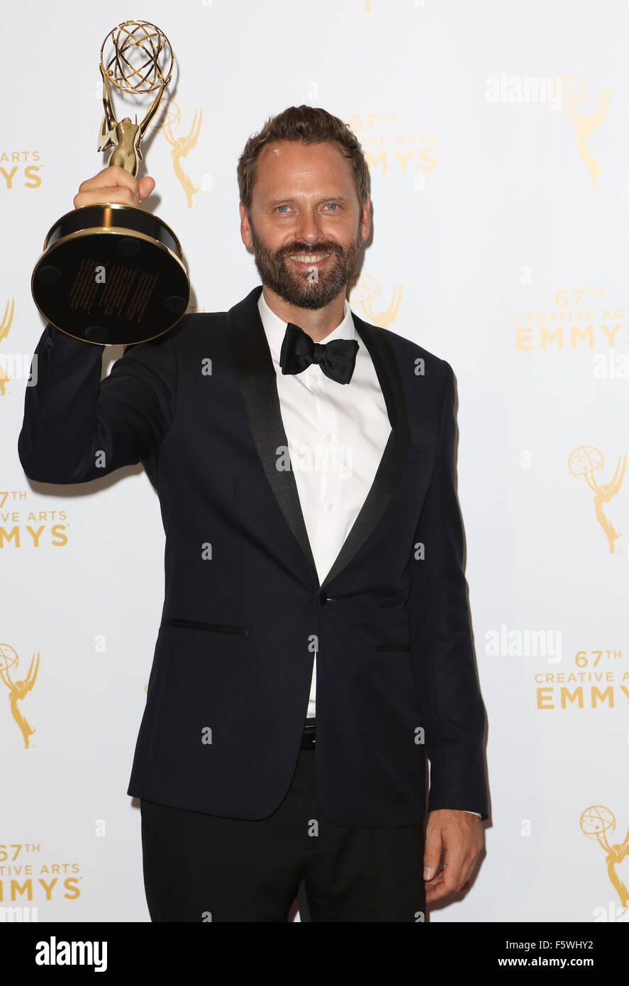 2015 Creative Arts Emmy Awards at Microsoft Theater Press Room