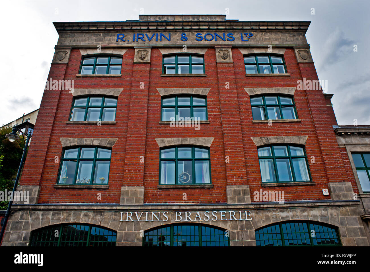 Irvins Brasserie at North Shields Quay Stock Photo