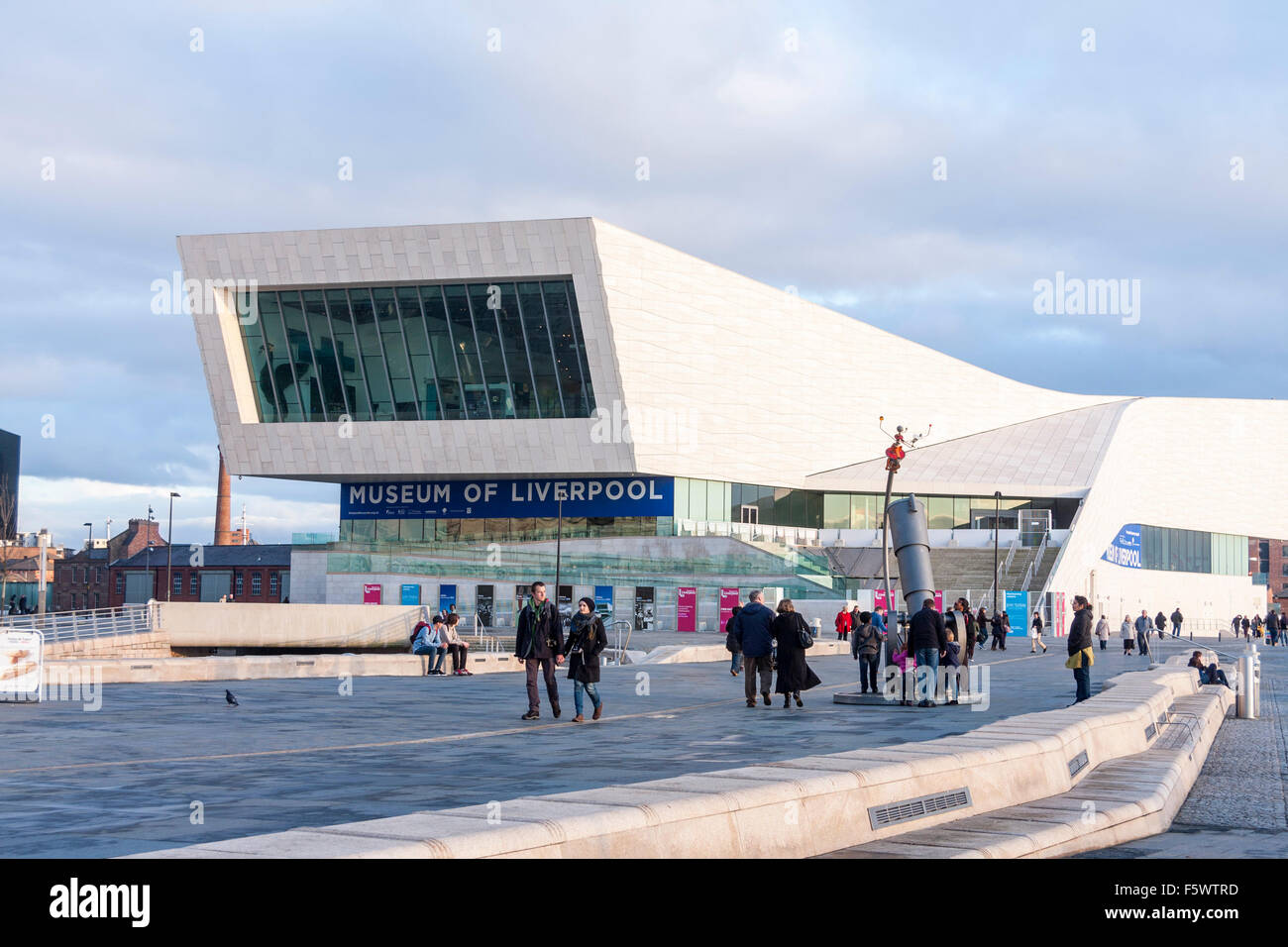 An exterior view of the Museum of Liverpool, Liverpool, Merseyside, UK. Stock Photo