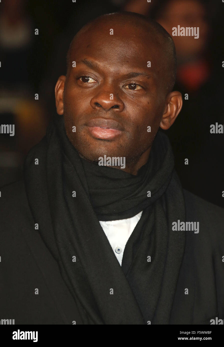 London, UK. 9th November, 2015. Louis Saha attending The World Premiere of 'Ronaldo' at Vue West End, Leicester Square in London, UK. Credit:  Stills Press/Alamy Live News Stock Photo