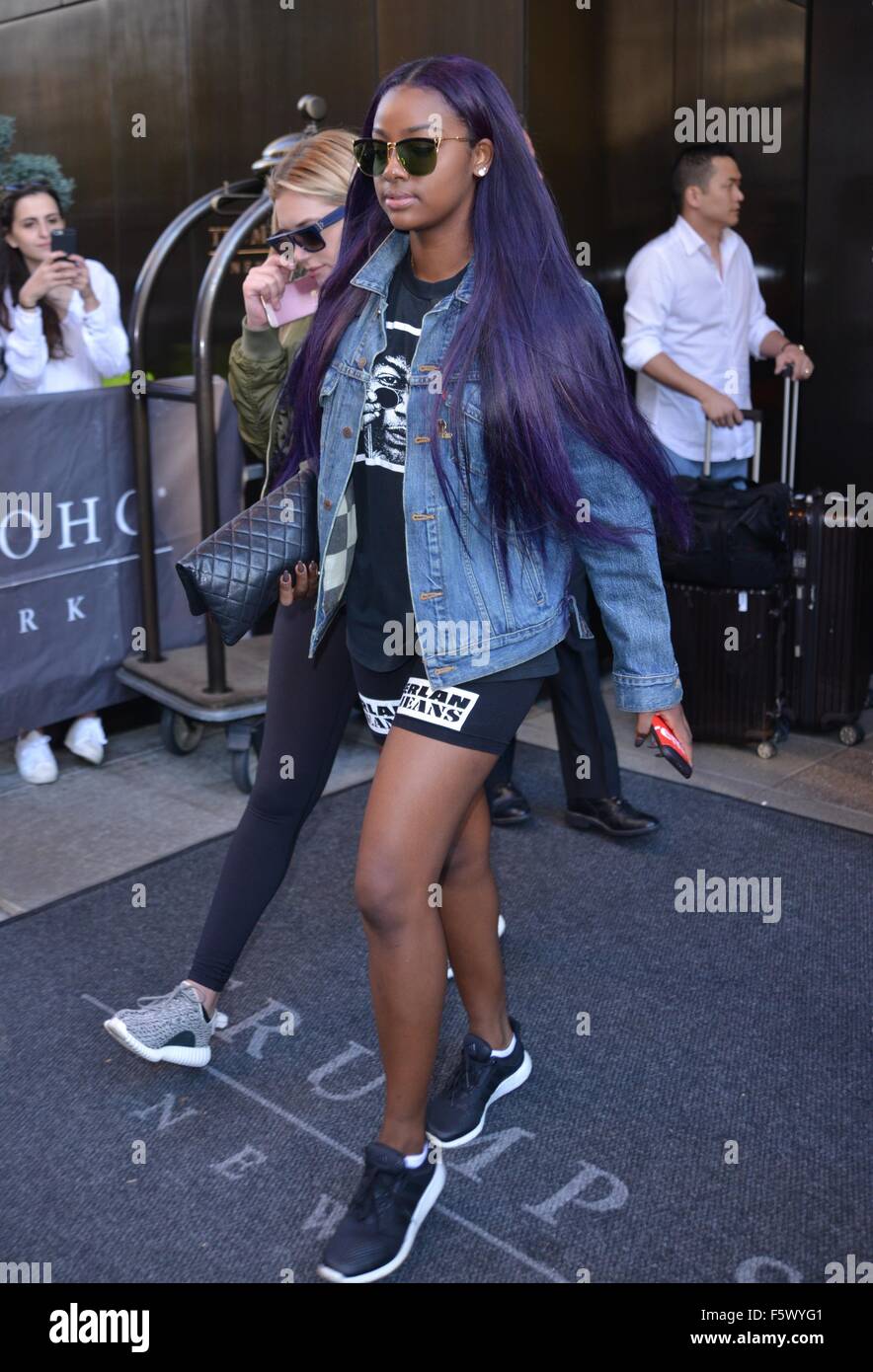 Justine Skye attends as Swarovski celebrates SKIMS Collaboration