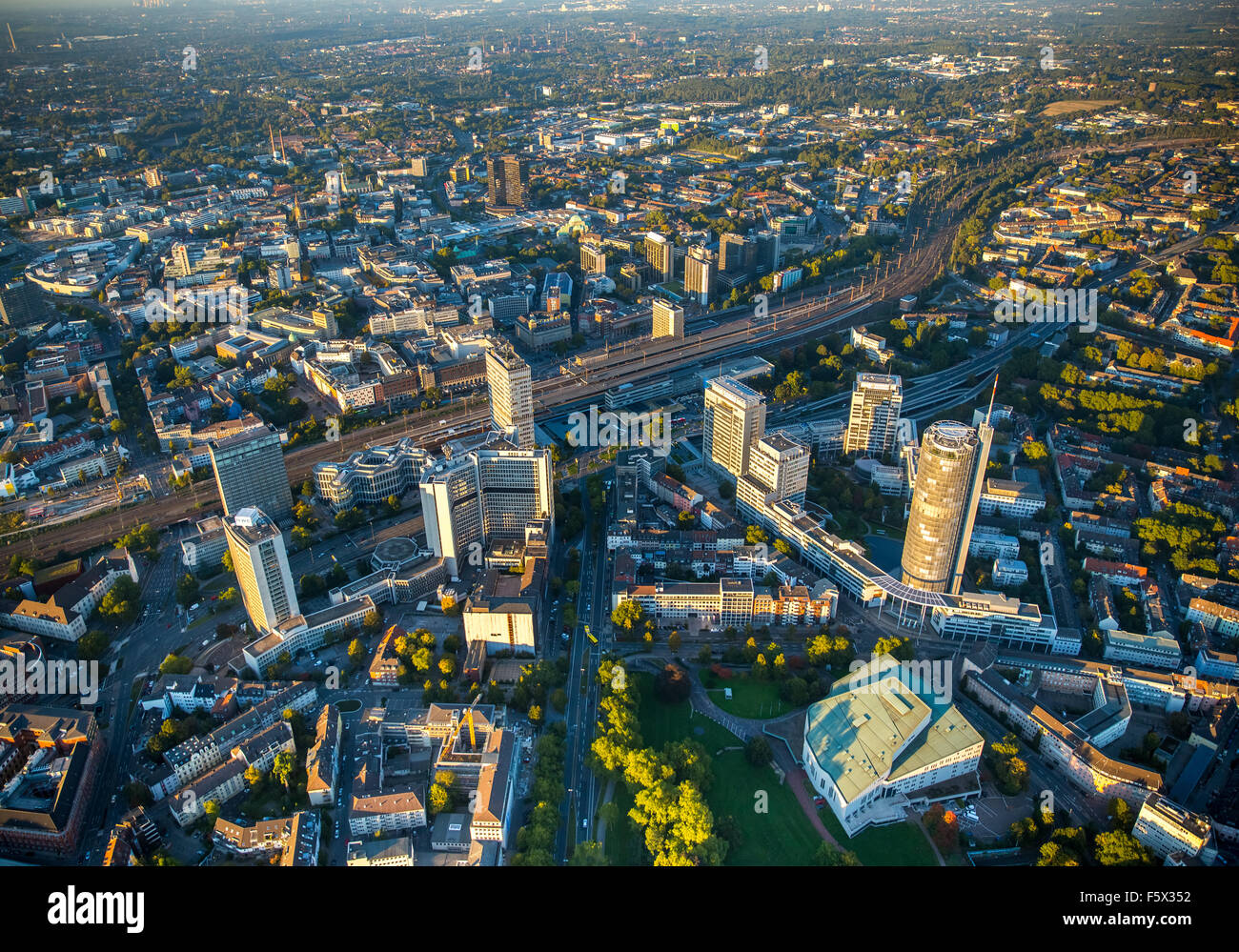 Skyline Of The City Of Essen High Resolution Stock Photography And 