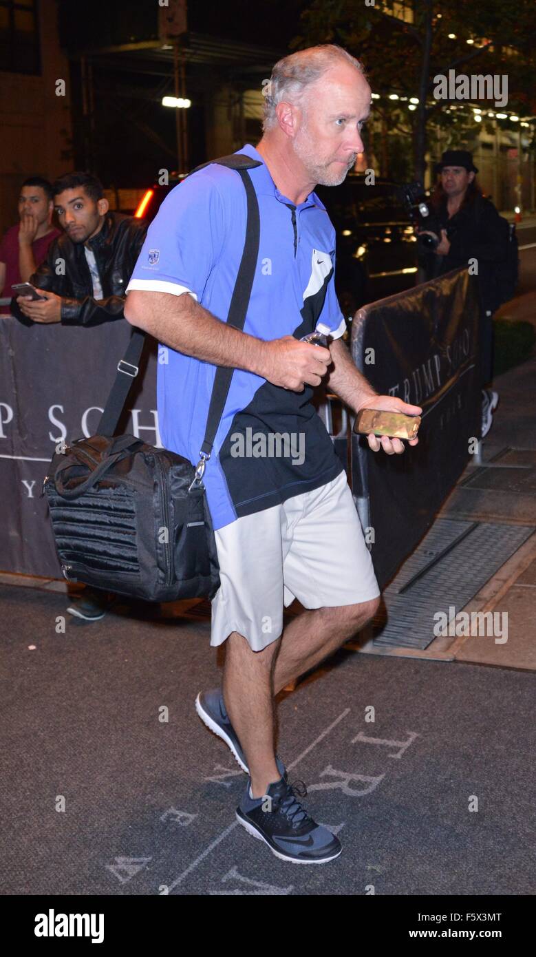 Brooks Ayers Entering his hotel in New York Featuring: Brooks Ayers