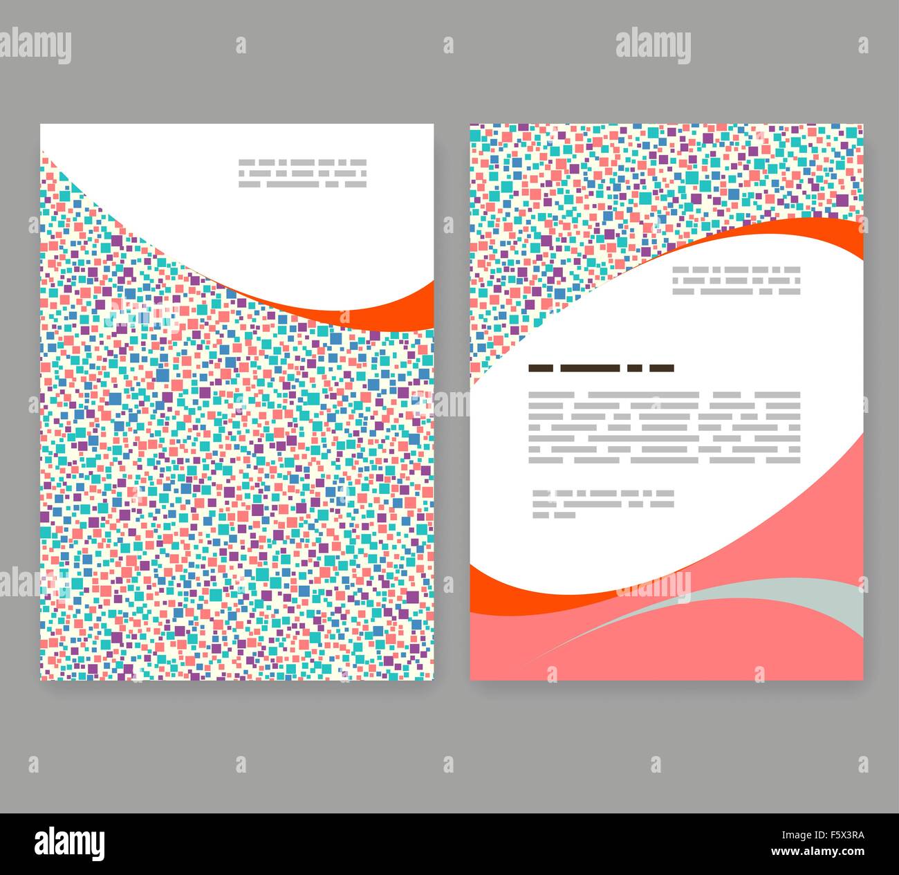 Flyer, leaflet, booklet layout. Editable design template. A233 23 Regarding 2 Fold Flyer Template