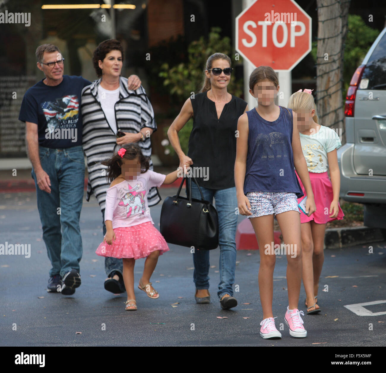 Denise Richards Out Shopping With Her Family. Her Daughter Tries Out 